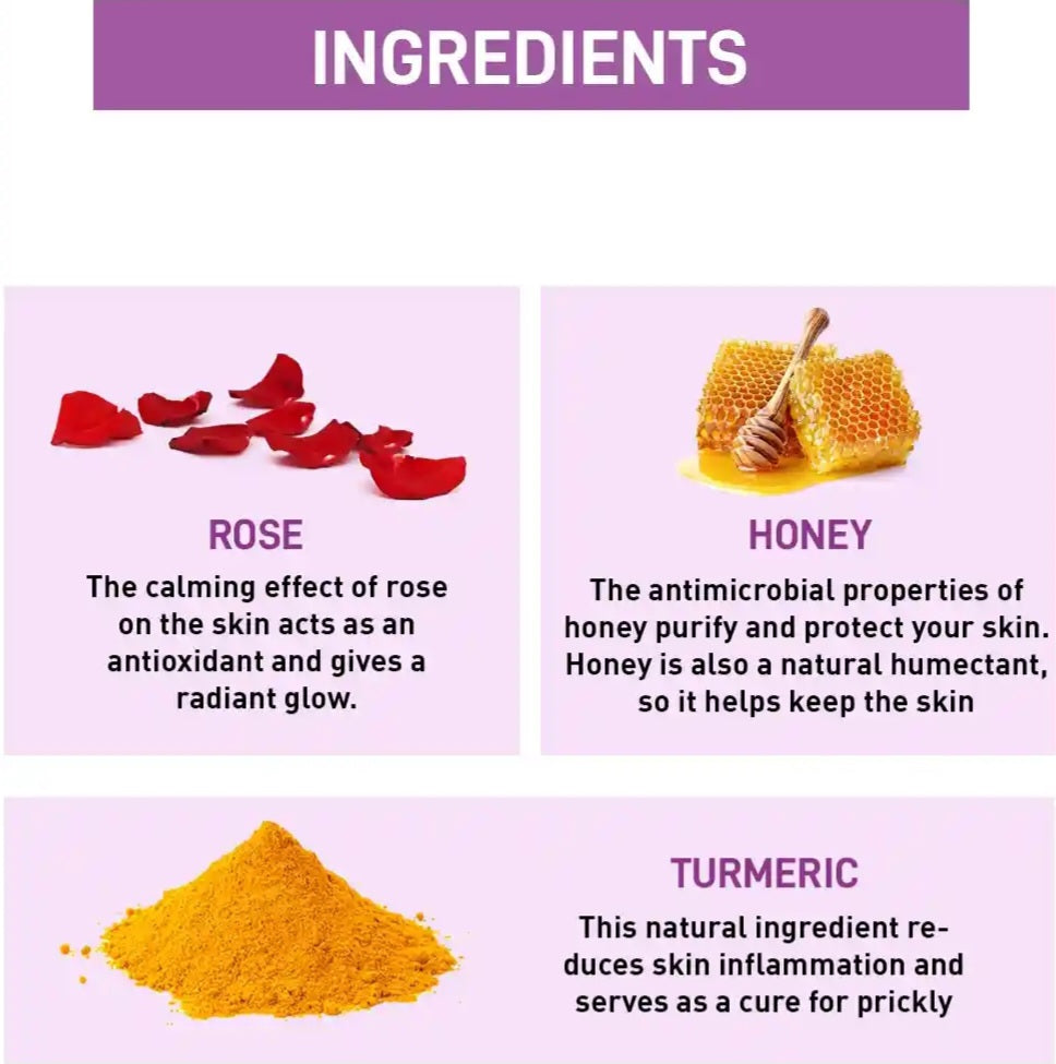 Bathing Soap- MyGlamm's Wipeout Germ Killing Soap with the Goodness of Rose and Honey which Soothes & Nourishes Skin - 75gm