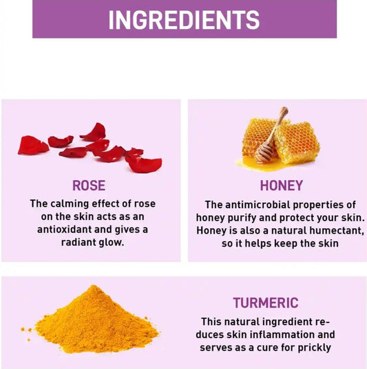 Bathing Soap- MyGlamm's Wipeout Germ Killing Soap with the Goodness of Rose and Honey which Soothes & Nourishes Skin - 75gm