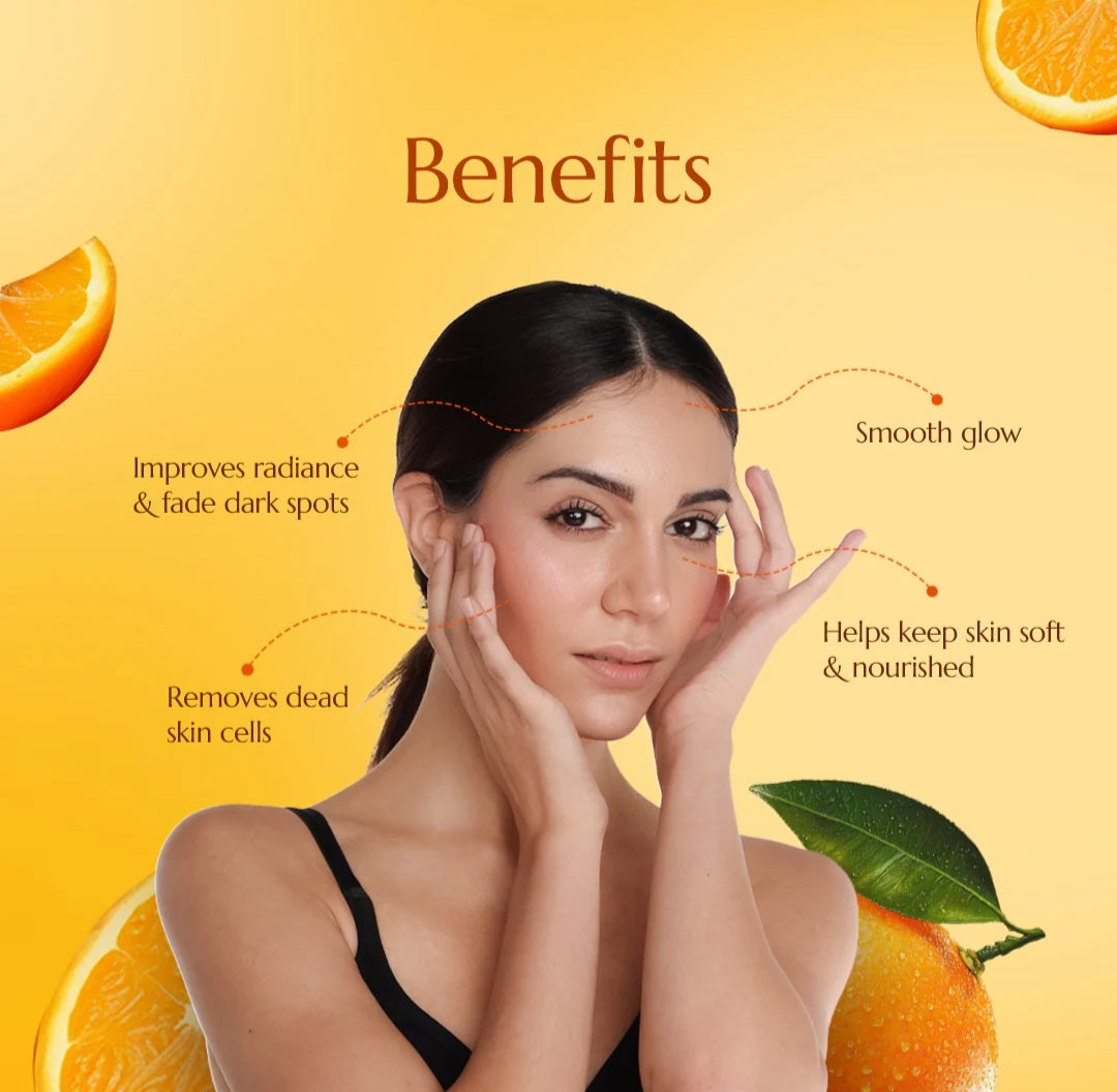 Face Wash- Asta Berry Vitamin-C Face Wash Scrub with Orange & Kakadu Plum extract which Removes Dead Skin Cells & Brightens Skin 100ml