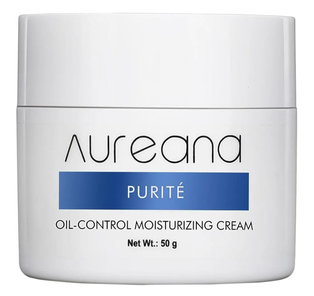 Lotions & Moisturizers- AUREANA Purite Dermatologically Tested Oil Control Moisturizing Cream enriched with  Green Tea Extracts & Calendula Extracts - 50gm