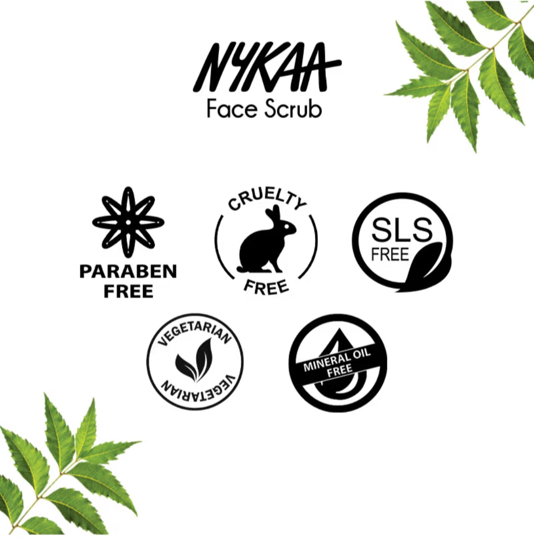 Face Scrub- Nykaa Naturals Tee Tree & Neem Purifying Face Scrub 100gm