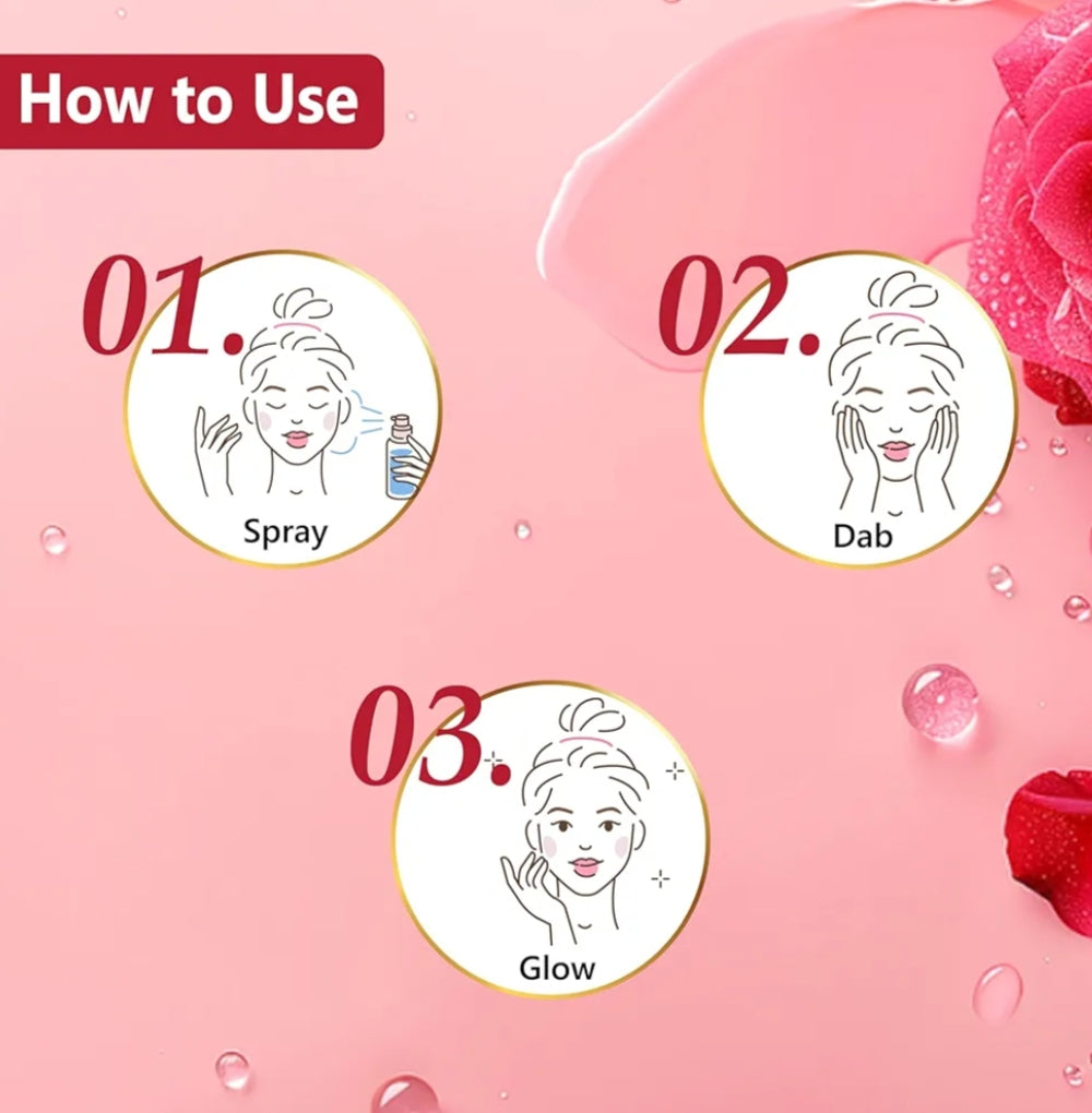 Face Toner- Good Vibes ROSE Glow Toner 120ml