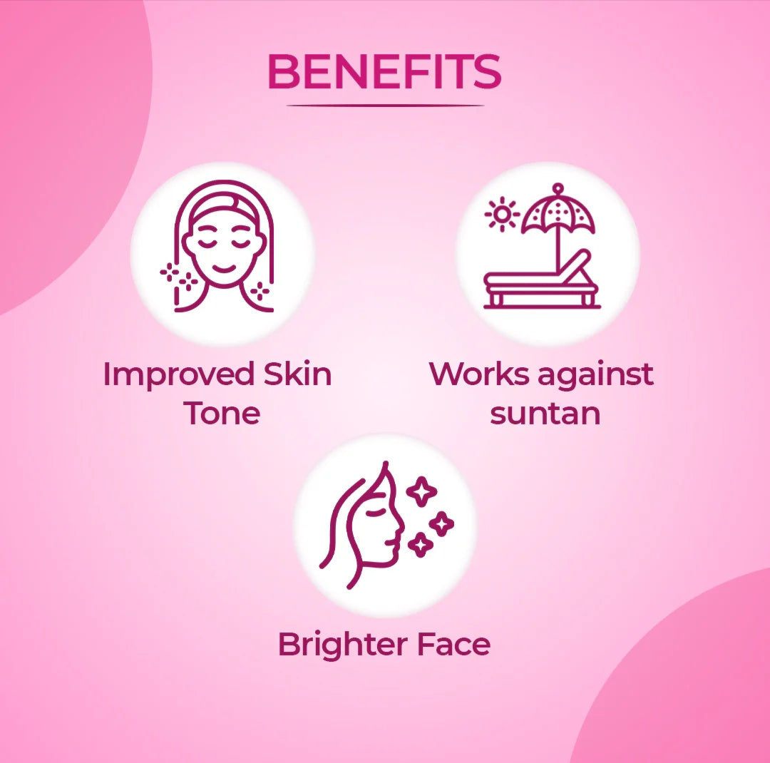 Brightening & Glowing Cream- Asta Berry Skin Brightening Glow Creme with Bearberry Extract and Vitamin-E 50gm