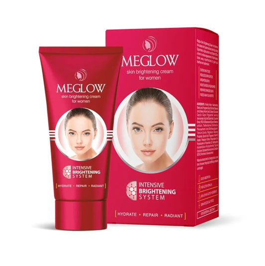 Brightening & Glowing Cream- MeGlow Skin Brightening Cream for Women. An Intensive Brightening Cream which Hydrates, Repairs and Radiance the Skin - 50gm