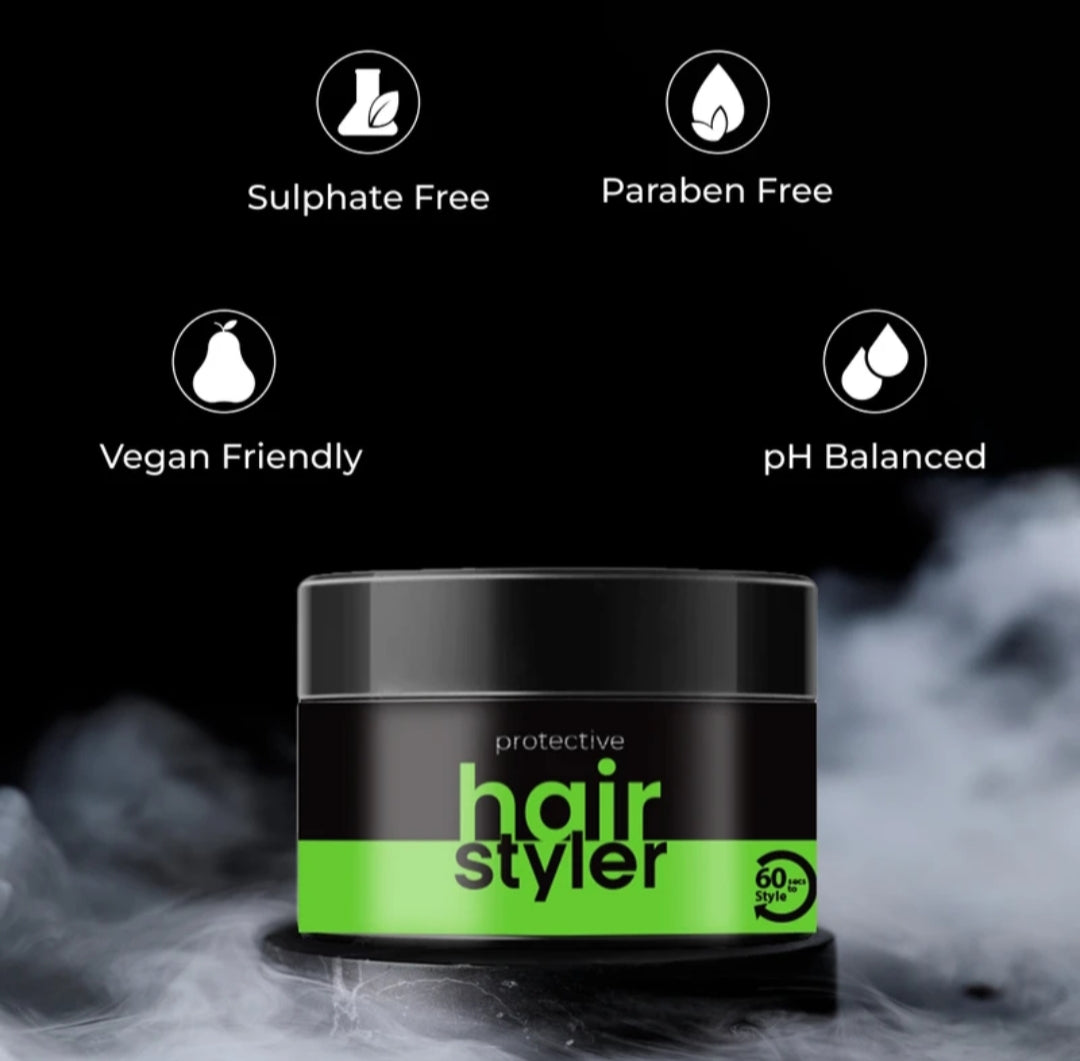 Men's Shaving, Styling and Grooming- My Man (by Aureana) Protective Hair Styler Wax for Strong Hold 100gm