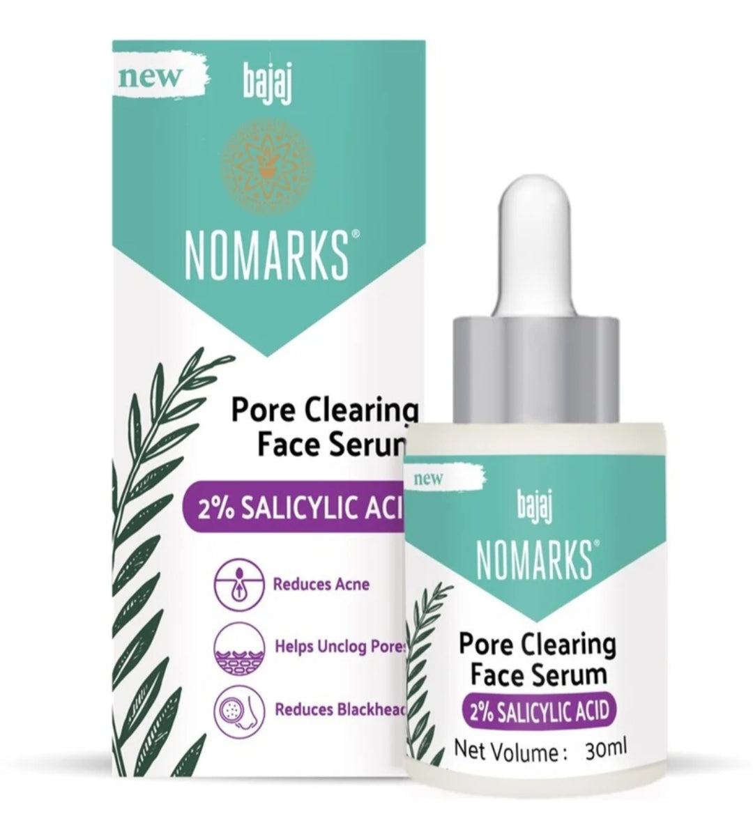 Face Serum- Bajaj No Marks Pore Clearing Face Serum with 2% Salicylic Acid 30ml