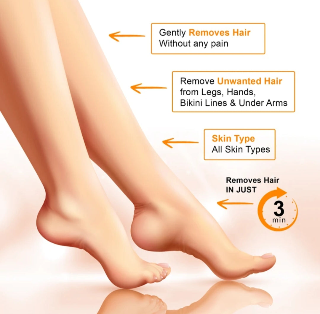 Hair Removal- BioFresh Pure Herbal's Aroma Papaya Hair Removal Cream with Papaya Extract & Olive Oil - 50gm