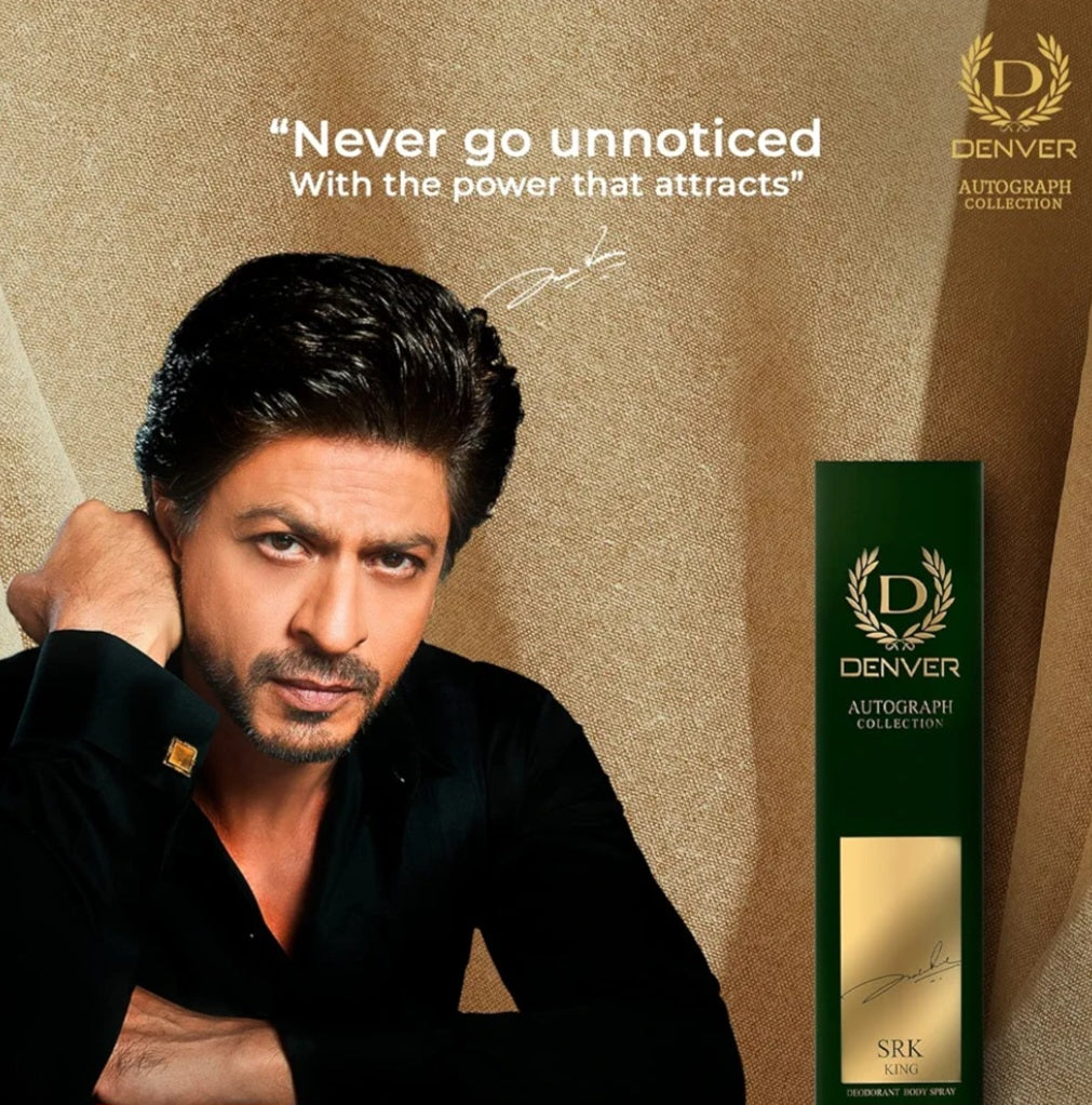 Perfumes & Deodorants- DENVER 'EMPEROR' a SRK Autograph Collection Deodorant Body Spray 140ml