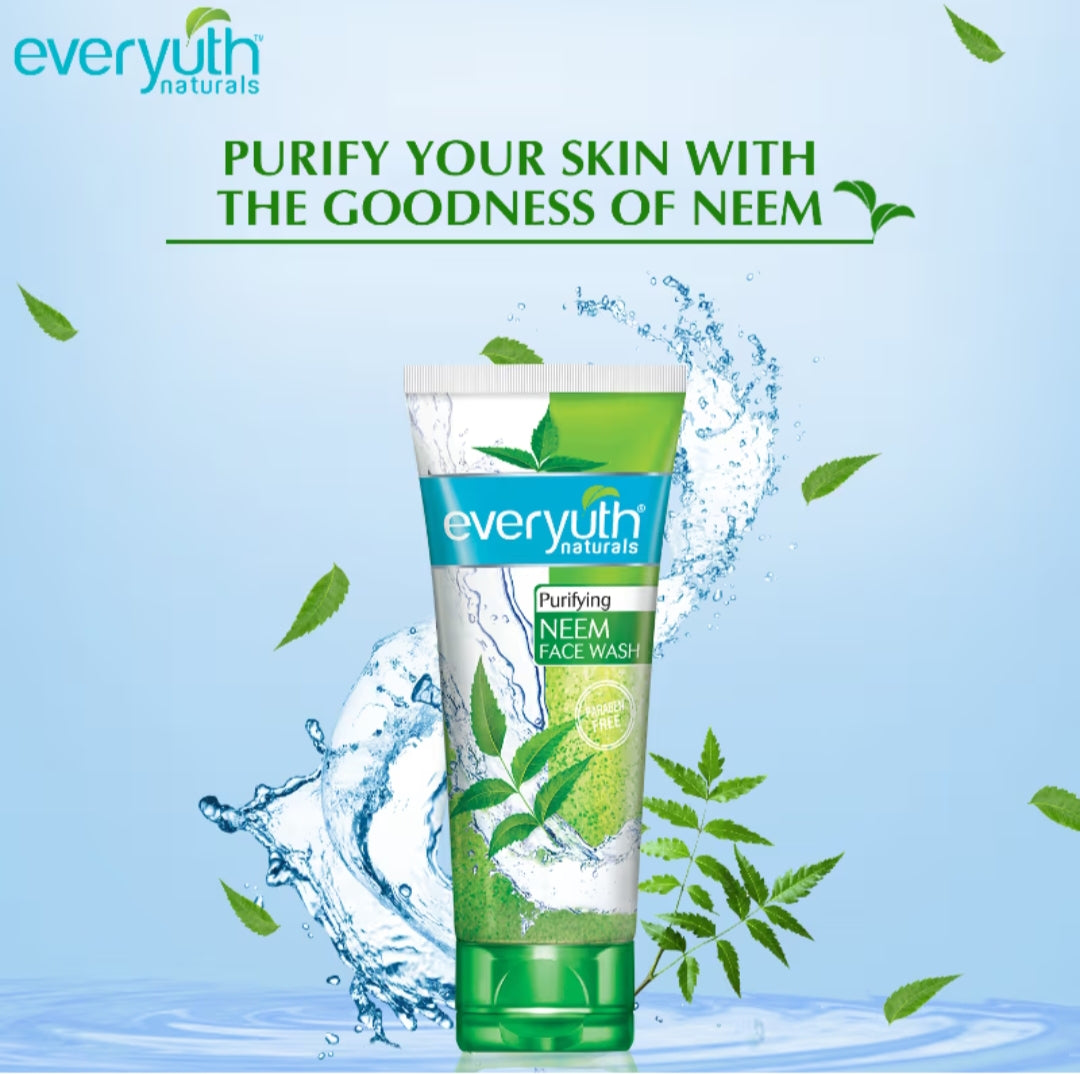 Face Wash- Everyuth Naturals Purifying Neem Face Wash 75gm