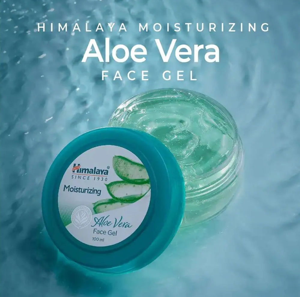 Lotions & Moisturizers- Himalaya Moisturizing Aloe Vera Face Gel 100ml