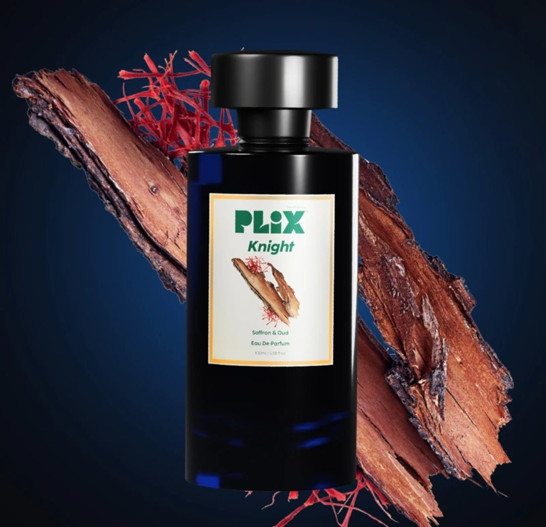 Perfumes & Deodorants- PLIX Knight Saffron & Oud Perfume 100ml
