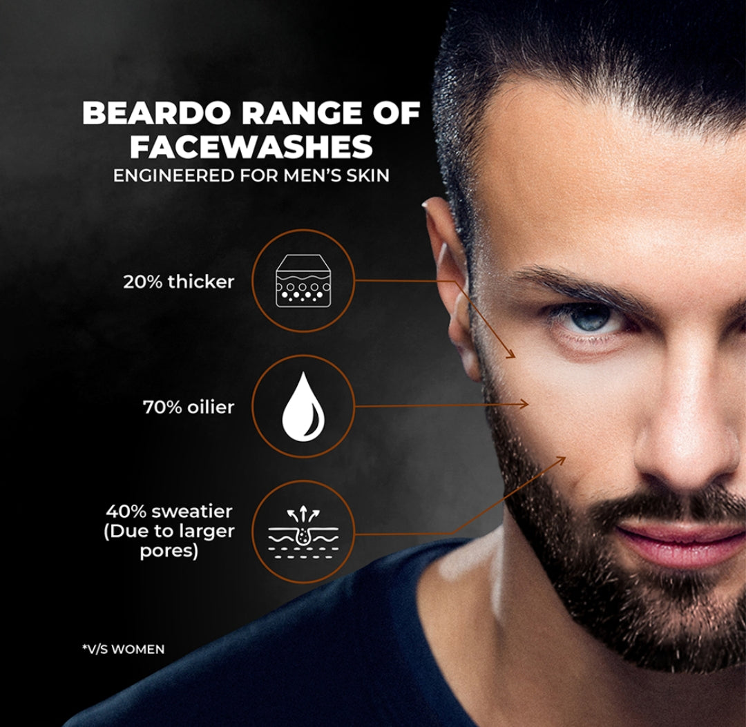Face Wash- BEARDO DE-TAN Face Wash Coffee Detox 100ML