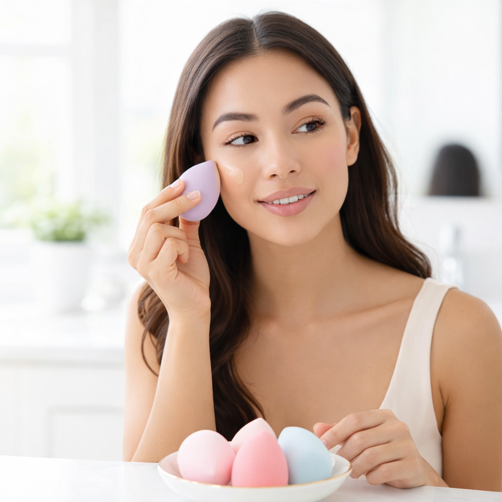 Makeup Puffs, Sponges & Blenders- Color Code's Soft & Silky Professional Premium Quality Sponge