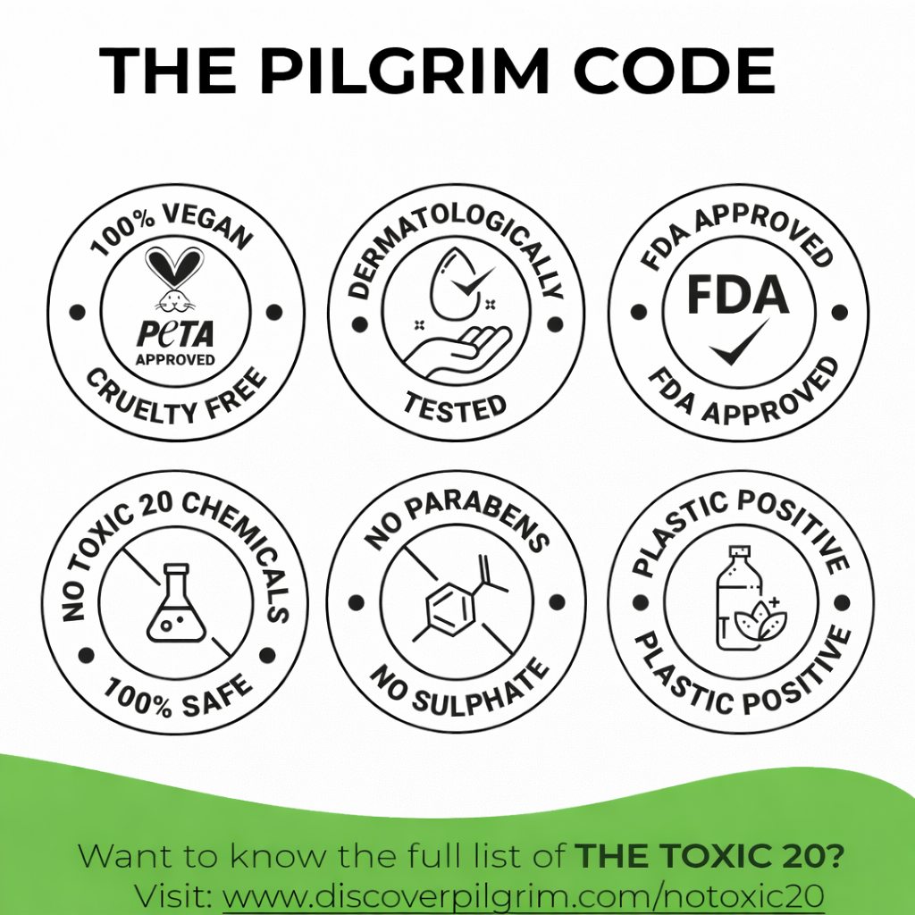 Face Serum- PILGRIM'S Tea Tree Blemish Remover Serum with 10% Niacinamide & 1% Zinc PCA for Acne and Blemish Prone Skin which Fades Blemishes,  Repairs Skin Barrier and Removes Acne Marks- 30ml