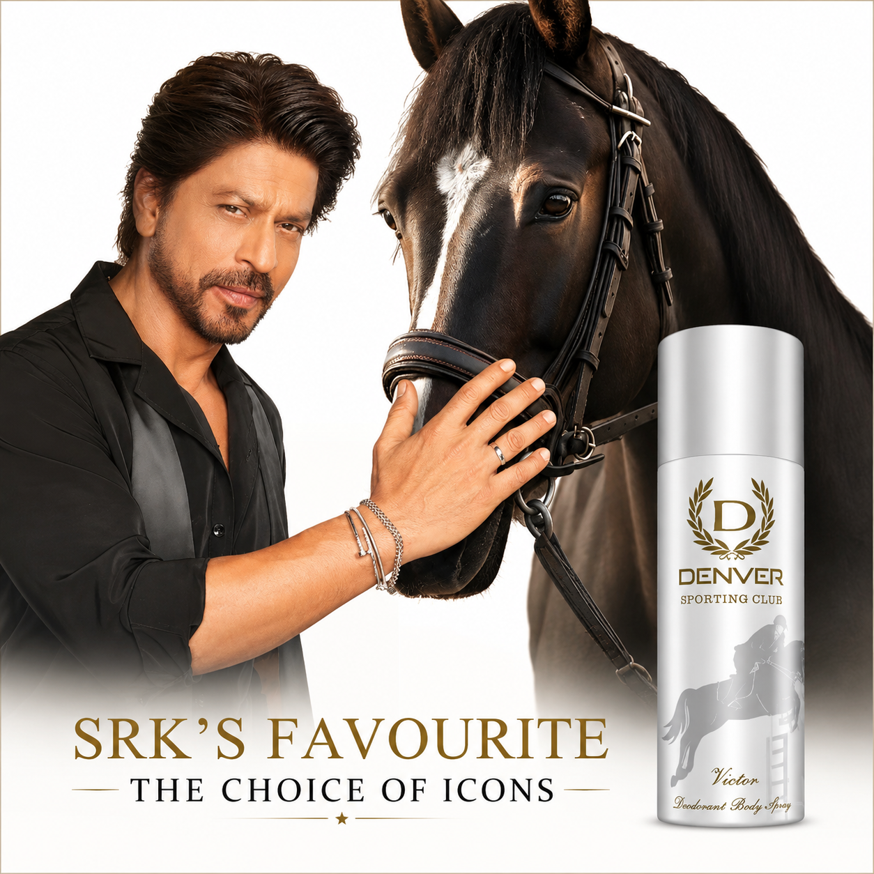 Perfumes & Deodorants- DENVER Sporting Club VICTOR Long-Lasting Deodorant Body Spray which keeps the sportsman fresh & confident towards victory - 150ml