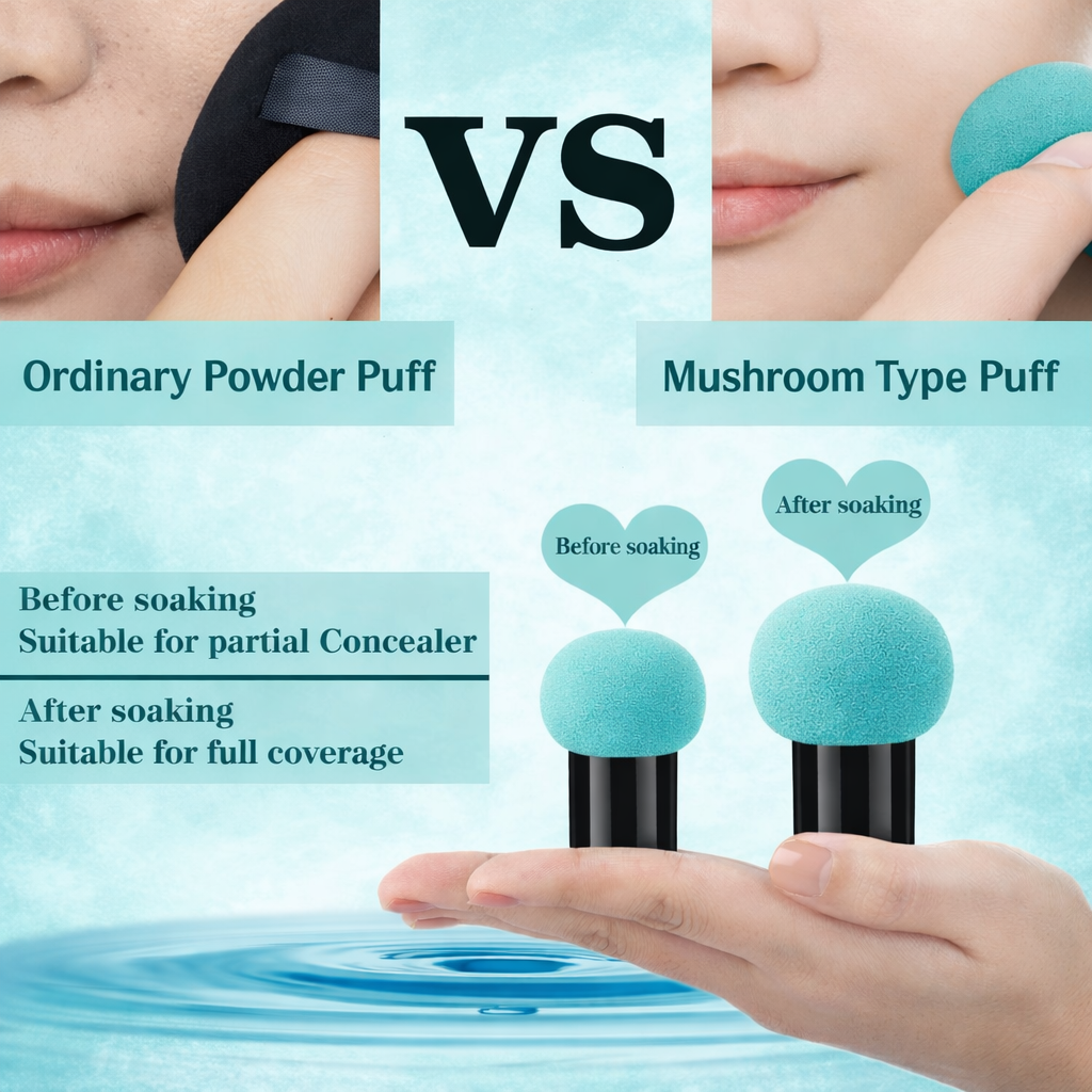 Makeup Puffs, Sponges & Blenders- Huda Beauty's Mushroom Shaped Soft Makeup Sponge