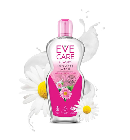 Intimate Wash- Wipro's EVE CARE Classic Intimate Wash made with Natural Ingredients like Milk Protein and Chamomile - 200ml