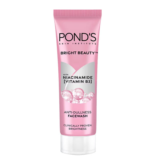 Face Wash- POND'S Bright Beauty with Niacinamide (Vitamin-B3) Anti-Dullness Face Wash 50gm