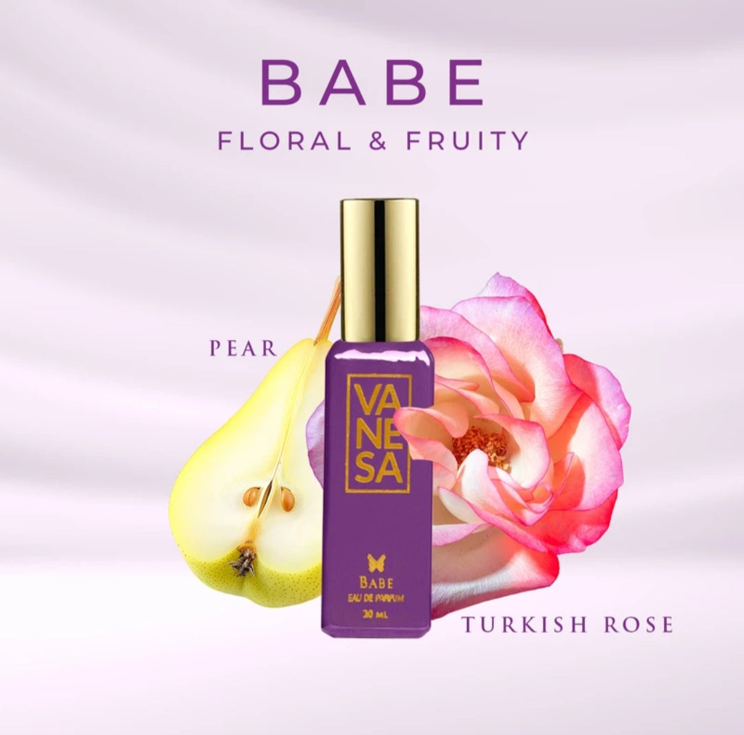Perfumes & Deodorants- VANESA Divine Perfume Gift Set of 4 Perfumes (Babe, Caper, Scarlet & Oud Arabika) 80 ml (20ml each)