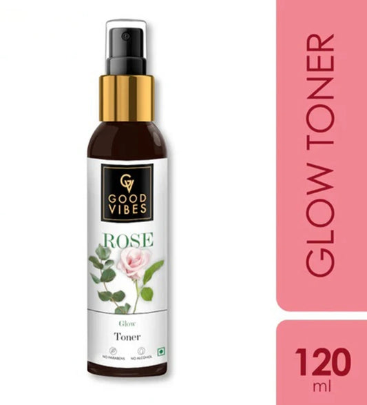 Face Toner- Good Vibes ROSE Glow Toner 120ml