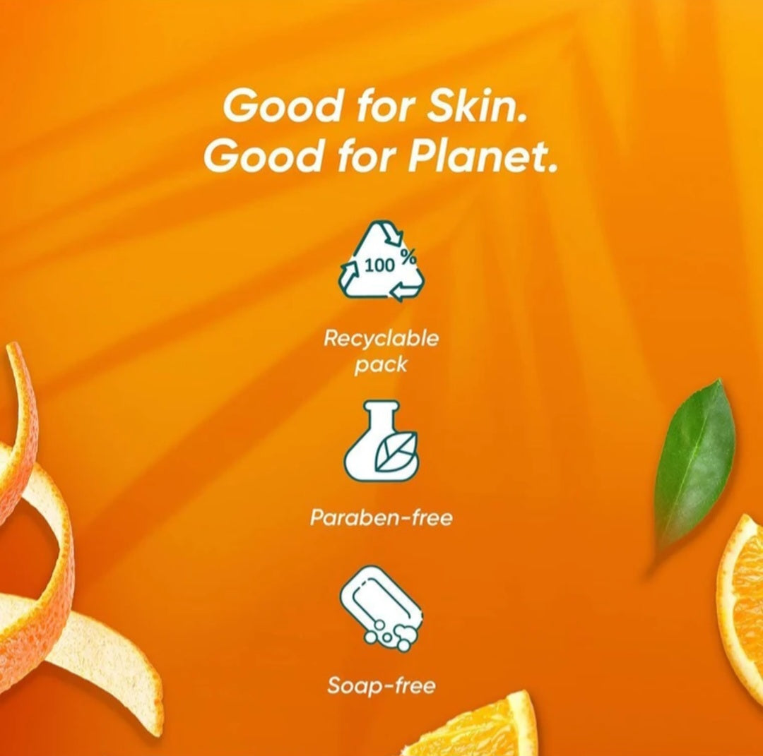 Face Wash- Himalaya Tan Removal Orange Face Wash enriched with Orange Peel & Honey which Visibly Reduces Tan - 100ml