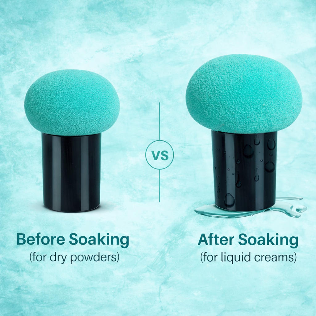 Makeup Puffs, Sponges & Blenders- Huda Beauty's Mushroom Shaped Soft Makeup Sponge