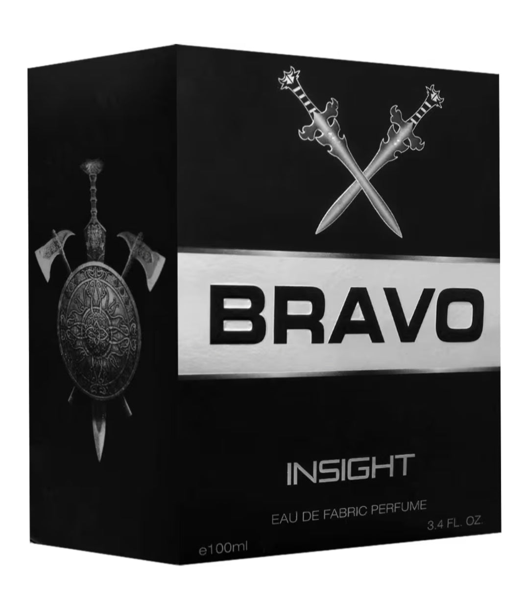 Perfumes & Deodorants- INSIGHT's BRAVO EDP Long-Lasting Refreshing Perfume featured with Top Notes of Aromatic Citrus, a Fresh Floral Heart, and a Base of Sandalwood and Musk - 100ml