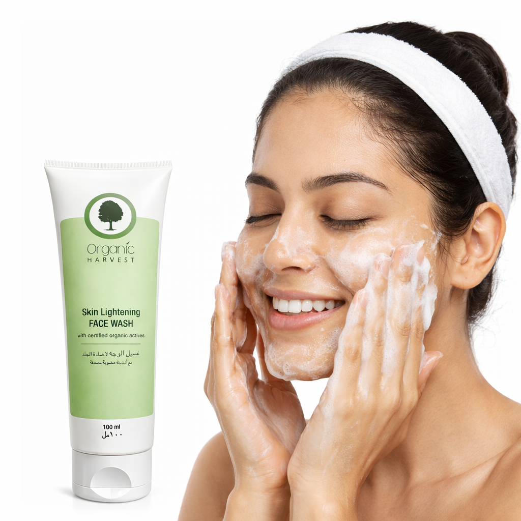 Face Wash- Organic Harvest Skin Lightening Face Wash with Certified Organic Actives - 100ml