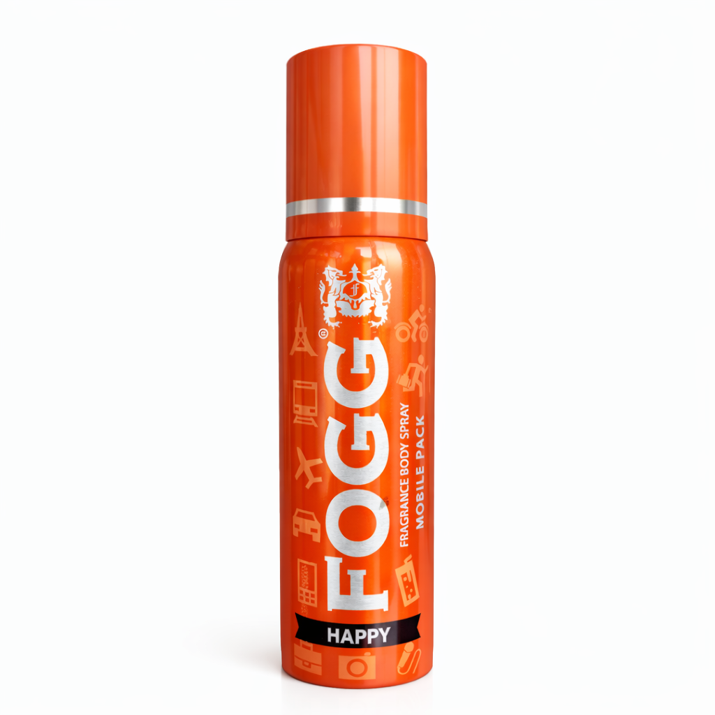 Perfumes & Deodorants- Fogg HAPPY Mobile Pack Long-Lasting Refreshing Fragrance Body Spray for Men - 25ml