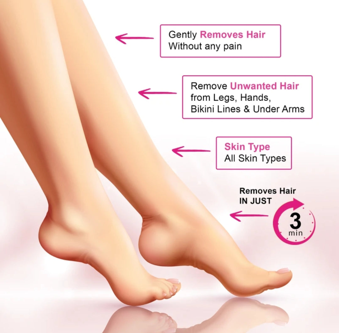 Hair Removal- BioFresh Pure Herbal's Aroma Rose Hair Removal Cream with Rose Petals & Olive Oil - 50gm