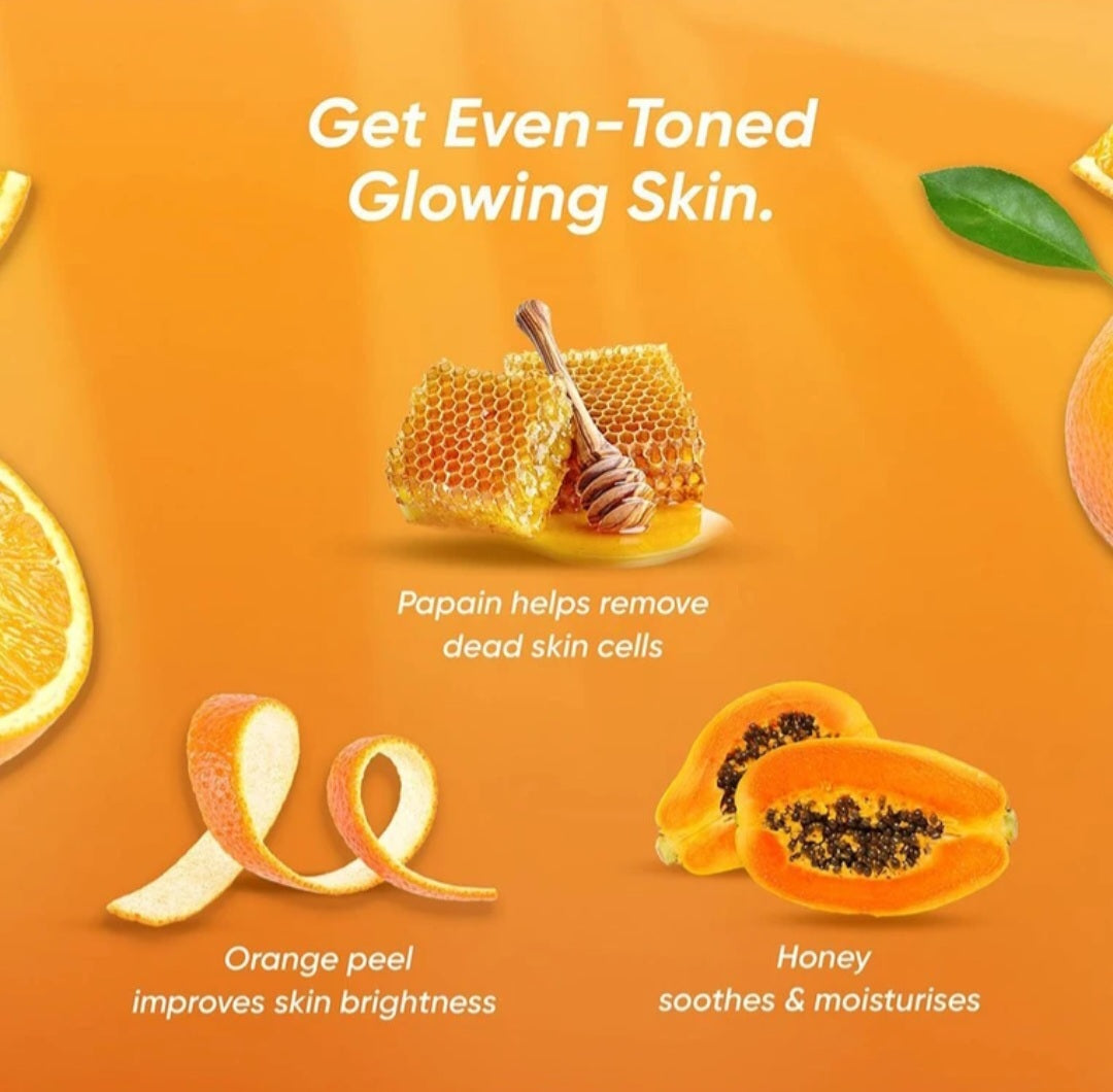 Face Wash- Himalaya Tan Removal Orange Face Wash enriched with Orange Peel & Honey which Visibly Reduces Tan - 100ml