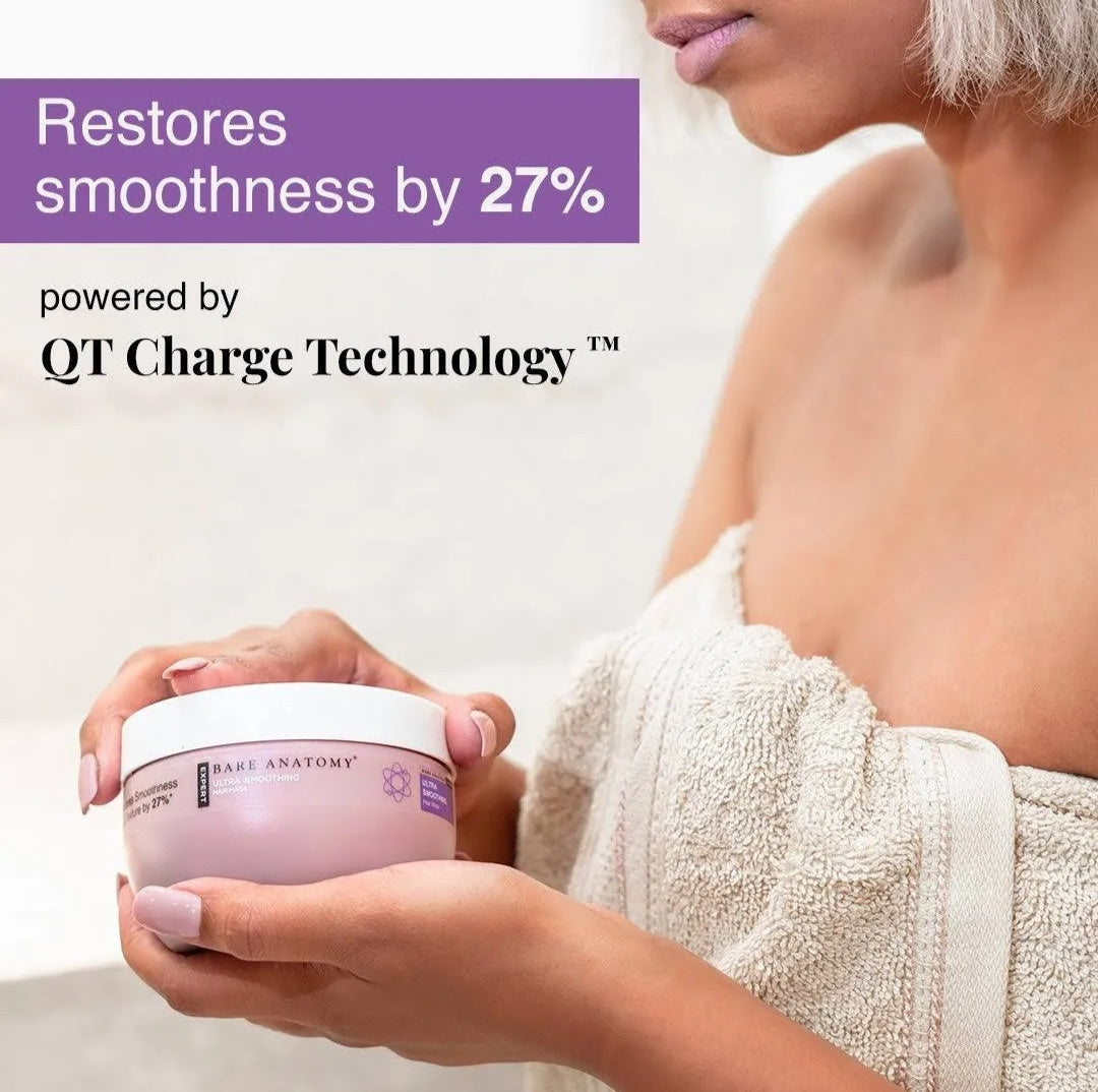 Hair Mask- Bare Anatomy EXPERT Ultra Smoothing Mask Enriched with ingredients like Niacinamide and a carbohydrate complex, which help improve hair condition, maintain moisture balance, and nourish coarse, dry, and frizzy strands - 250gm