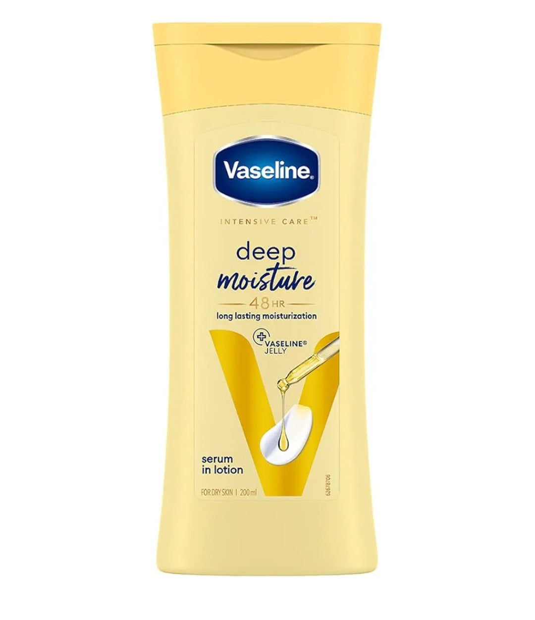 Lotions & Moisturizers- Vaseline Intensive Care Deep Moisture 48 Hours Long-lasting Serum Moisturization Body Lotion 90 ml