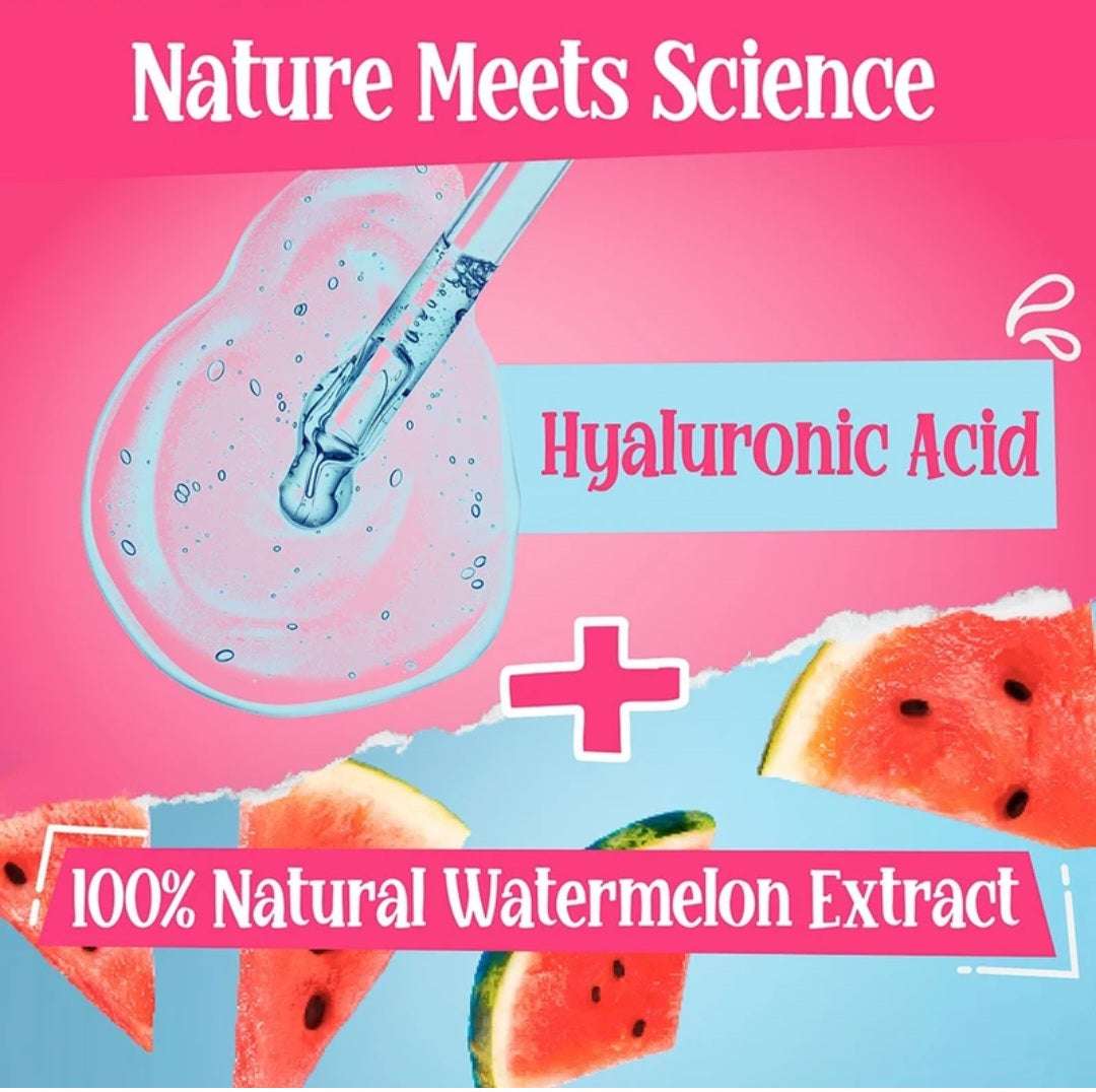 Face Wash- St.Ives Watermelon Hydrating Face Wash with Hyaluronic Acid which Cleanses Replenishes For Balanced Hyderated Skin 190ml