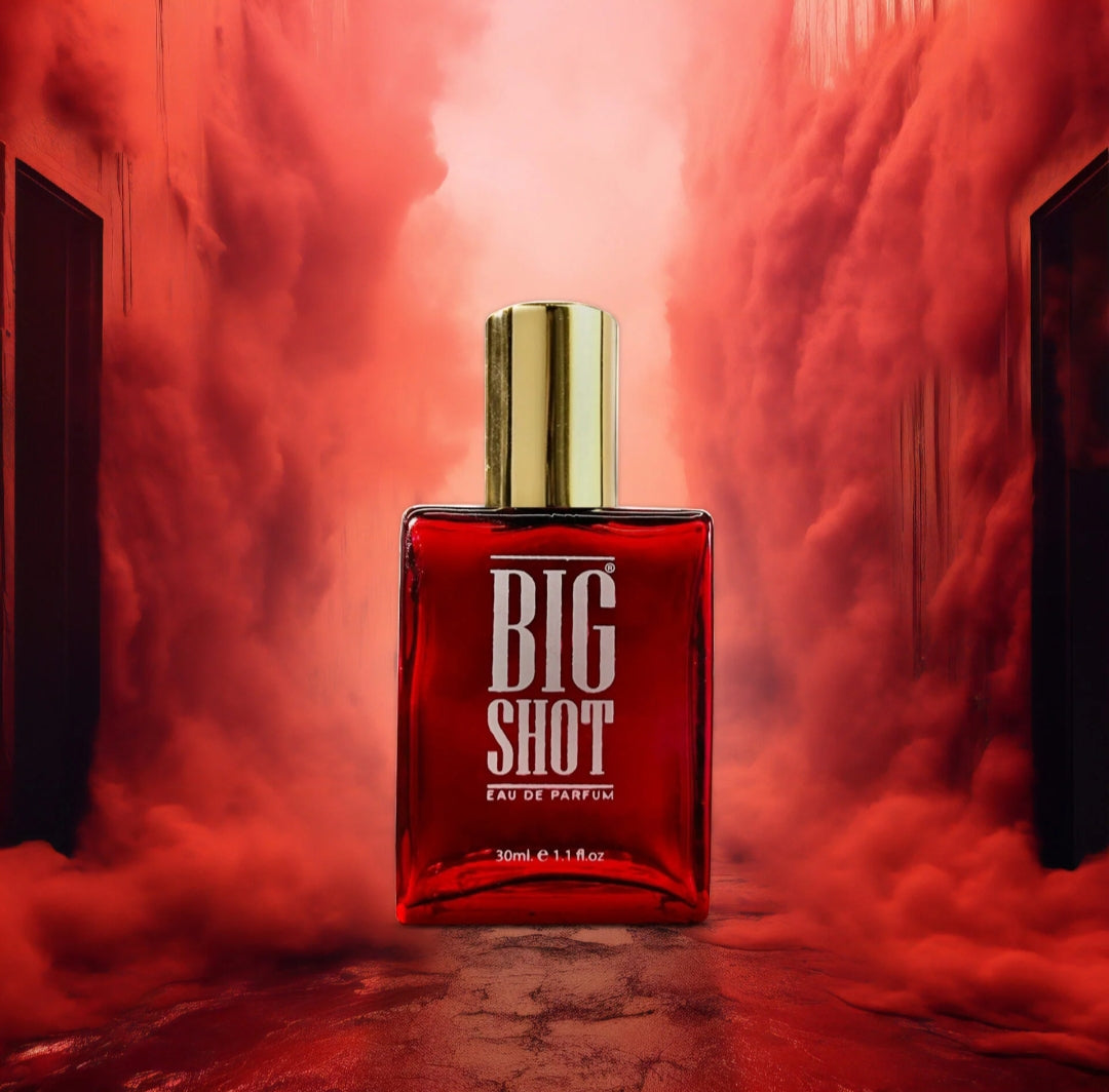 Perfumes & Deodorants- BIG SHOT 'ORIGINAL' Long-Lasting Unisex (Men & Women) EDP Perfume with Blending Notes of Bergamot, Mint, Lavender, Black Pepper, Orange Blossom, and a Base of Amber, Musk, and Sandalwood - 30ml