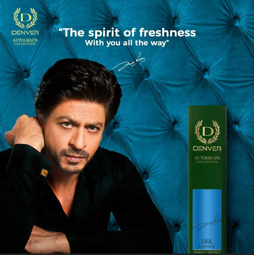 Perfumes & Deodorants- DENVER 'KING' a SRK Autograph Collection Deodorant Body Spray 140ml