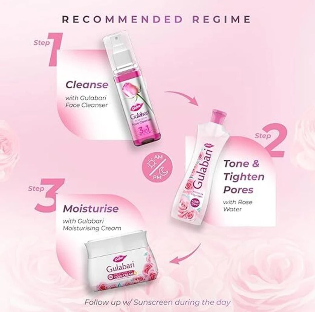 Rose Water- Dabur Gulabari Premium Rose Water for All Skin Types - 59ml