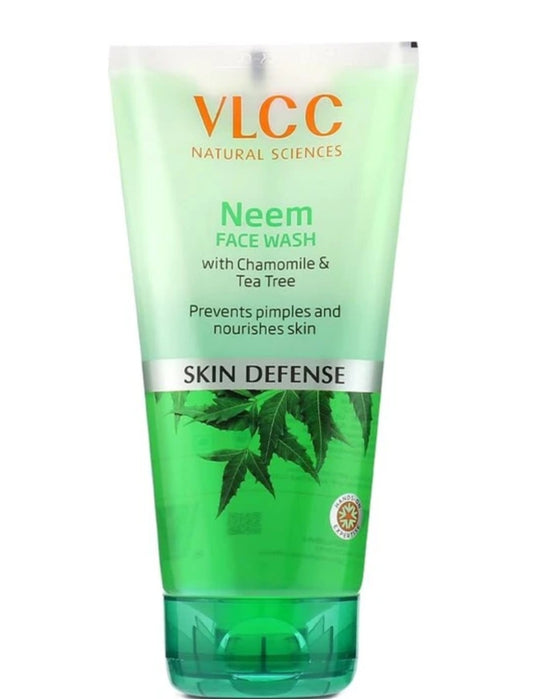 Face Wash- VLCC Skin Defense Neem Face Wash with Chamomile & Tea Tree which Prevents from Pimples and Nourishes Skin 150ml