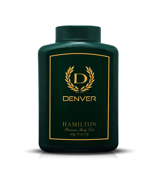 Talcum & Prickly Heat Powder- DENVER Hamilton Premium Body Talc 100gm