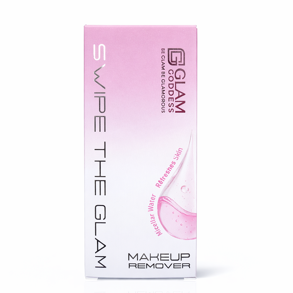 Makeup Remover- GLAM Goodness's Swipe The GLAM Makeup Remover Pink - 80ml