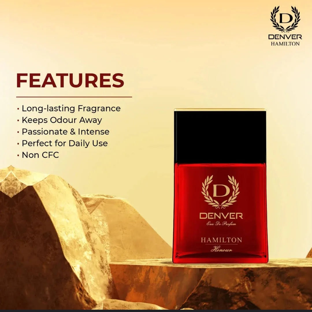 Perfumes & Deodorants- DENVER HONOUR Natural Perfume Spray 60ml
