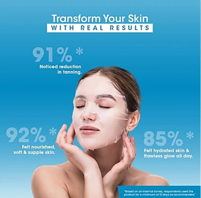 Face Sheet Mask- TAC Ayurveda's Nalpamaradi Serum Sheet Mask with Peepal & Curcumin for Glow & Brightening 22ml