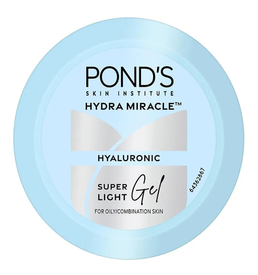 Lotions & Moisturizers- POND'S Hydra Miracle Hyaluronic Super Light Gel for Oily & Combination Skin 100ml