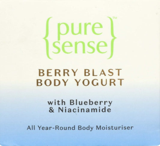 Lotions & Moisturizers- Pure Sense Berry Blast Body Yogurt with Blueberry & Niacinamide for Deeply Nourished, Moisturised and Glowing Skin. Refreshing Aroma for All Skin Types 160ml