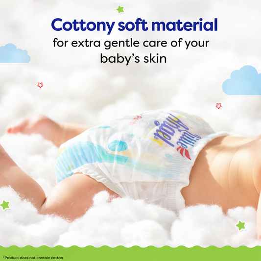 Baby Diapers & Pants- Little Angel Popular Pants with Long-Lasting 12 Hours Protection - Pack of Large (L) Size 26 Pieces