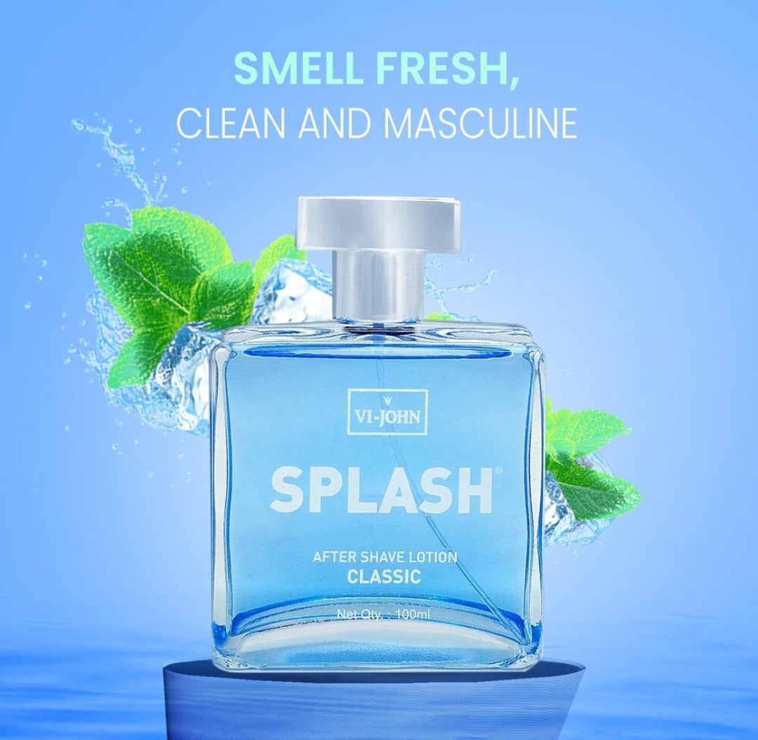 Shaving- Vi-John Splash After Shave Lotion Classic 50ml (Free Vi-John Shaving Cream 10gm)