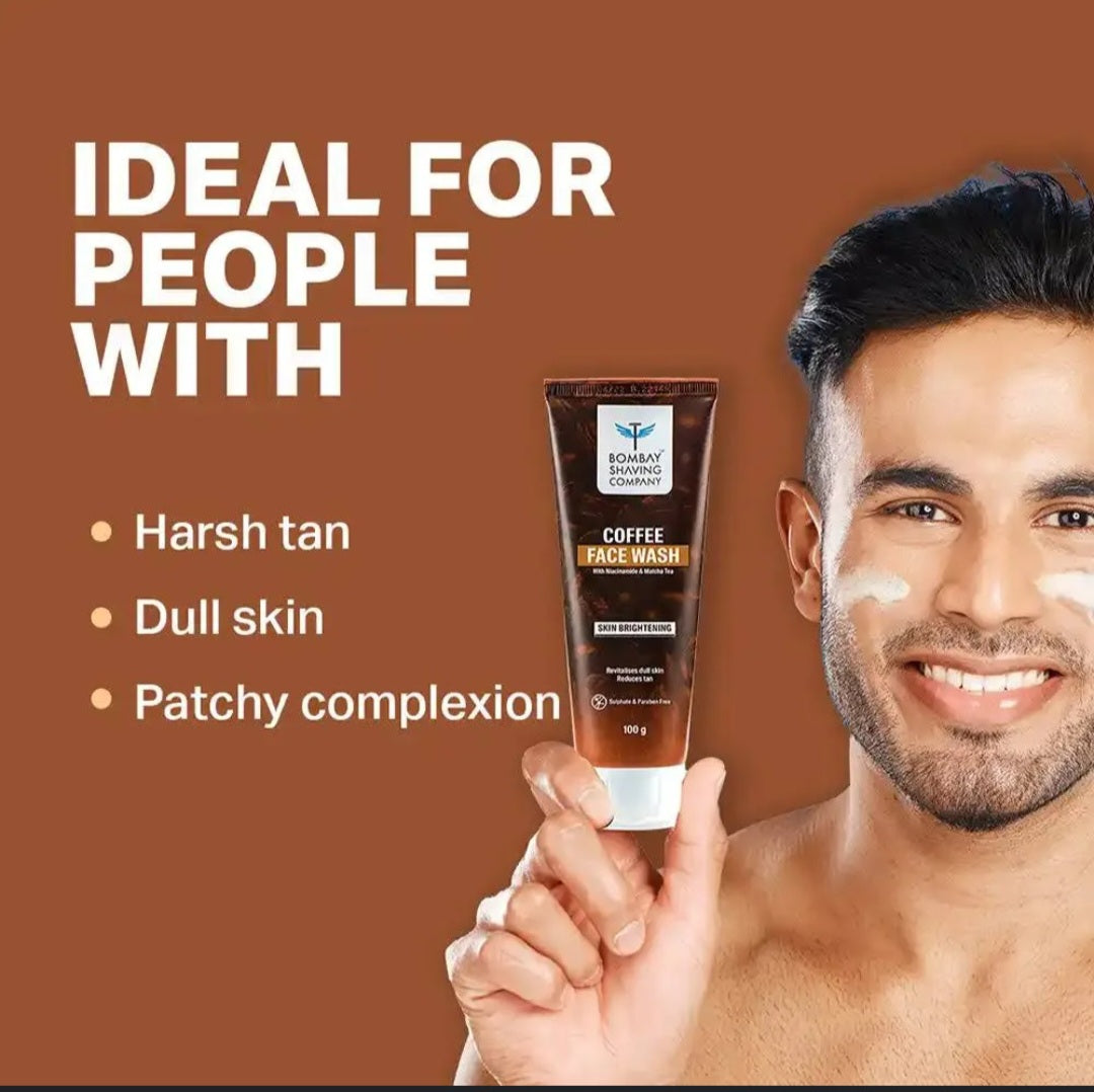 Face Wash- Bombay Shaving Company Coffee Face Wash with Antioxidant Formula for Brightening the Dull Skin 50gm