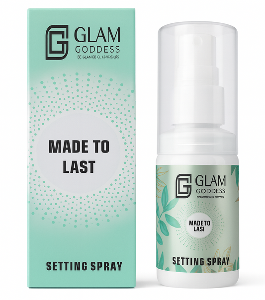 Makeup Fixer/Setting Spray- Glam Goddess Made to Last, Non-Sticky, Light Weight & Hydrating Makeup Setting Spray with Aloe Vera & Niacinamide - 60ml