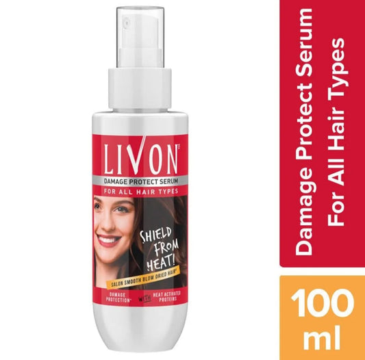 Hair Serum- Livon Damage Protect Serum For All Hair Types 100ml