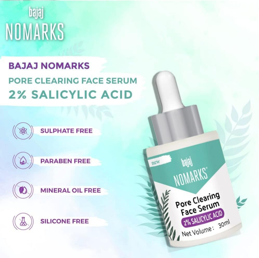 Face Serum- Bajaj No Marks Pore Clearing Face Serum with 2% Salicylic Acid 30ml